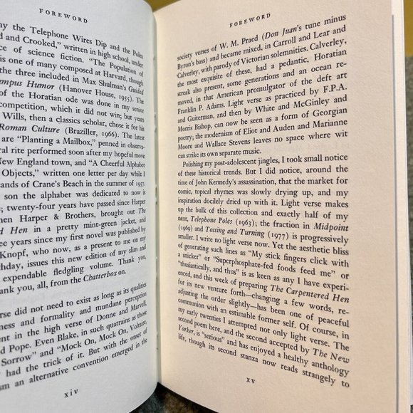 THE CARPENTERED HEN poems by John Updike - 1st Knopf 1982 HCDJ - VF+ poetry Book - Picture 4 of 4